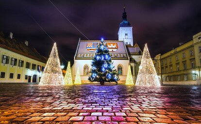 Advent v Záhřebu z Moravy s koupáním v Terme Čatež