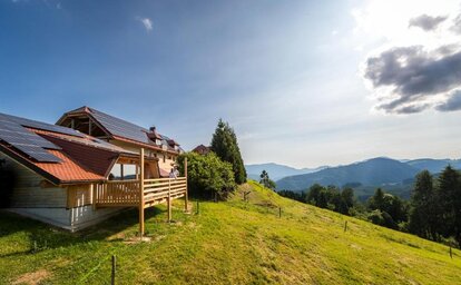 Panoramatická chata Macesen se saunou