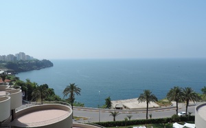 Pohled z hotelového balkonu