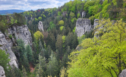 Hruboskalsko - Vyhlídka U Lvíčka