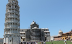 Pisa - šikmá věže a Katedrála
