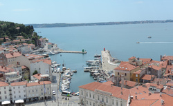 Piran ze zvonice