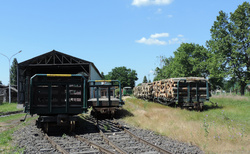 Csomoder - nádraží lesní železnice