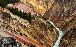 Kaňon Yellowstone River