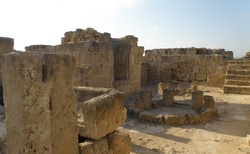 Paphos - archeologické místo - mozaiky - Saranda Kolones Castle