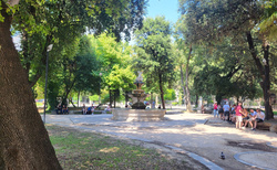 Split - kašna v parku Strossmayera