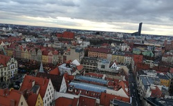 Pohled na Wroclaw z věže