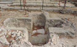 Rhodos - Filerimos - raně křesťanská křtitelnice