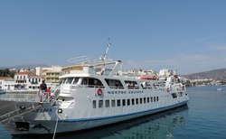 Agios Nikólaos - naše loď na Spinalongu