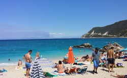 Agios Nikitas - městská pláž