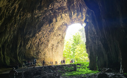 Škocjanske jame - východ do Velika dolina