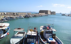 Hrad a přístav v Heraklionu