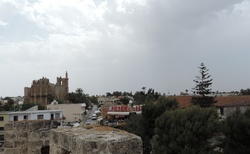 Famagusta - Lala Mustafa Pasha Mosque z Porta Del Mare