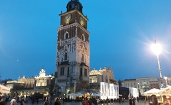 Krakov - Rynek glowny - Radniční věž