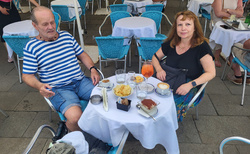 Benátky - Caffè Aurora na Piazza San Marco