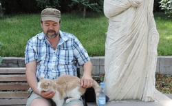 Ankara Muzeum Anatolských civilizací - já adoptovaný kočkou
