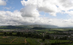 Stirling - Castle - pohled do krajiny