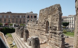 Sicílie _ Sirakusa - Tempio di Apollo