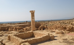 Paphos - archeologické místo - mozaiky - dům Orphea a Thesea