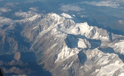 Alpy z letadla
