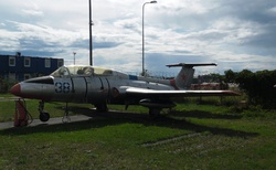 77 RIGA - LETECKÉ MUZEUM - ČESKOSLOVENSKÝ CVIČNÝ LETOUN L-29