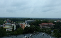 Zalakaros - pohled z okna hotelu Freya