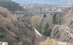 Maďarsko - Veszprém - viadukt Sv. Štěpána