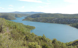 NP Krka - jezero Visovac