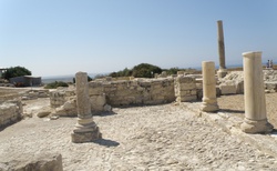 Kypr _ Kourion - křesťanská bazilika