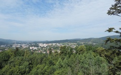 Panoramata z Jurkovičovi rozhledny