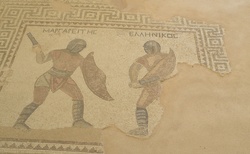 Kypr _ Kourion - Dům gladiátorů