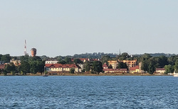Plavba Mikolajki - Gizycko      přístav Gizycko