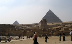 pyramidy a Sfinga