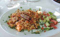 Geni - oběd v taverně Gialos