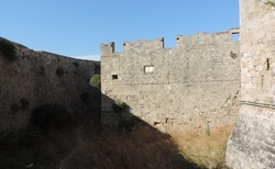Rhodos _ Old Town - hradní příkop