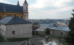 výhled z hradu Šternberk
