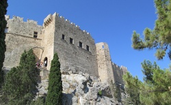 Hrad v Lindosu-byzantsko-johanitská pevnost