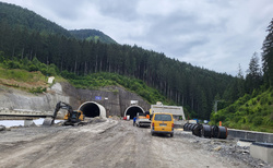 Ružomberok - východní portál tunelu Čebrať