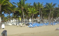 foto na pláž hotelu