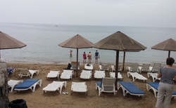 Severní Kypr - Crystal Rocks Resort - pláž