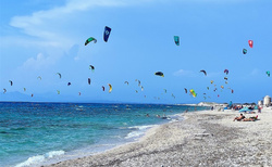 Kitesurf na Ag. Ioannis