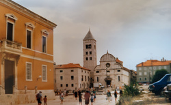 Zadar - Roman forum - kostel sveta Marija - 3. července 1997
