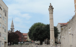 Zadar - Roman forum - sloup hanby