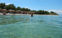 Skala Prinos - hotel Artemis - hotelová pláž