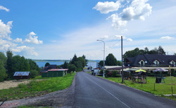 Oravská přehrada - cesta k přístavu