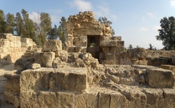 Paphos - archeologické místo - mozaiky - Saranda Kolones Castle