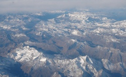 Alpy z letadla