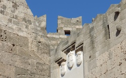 Rhodos - Old Town - Středověký příkop u St. Athanasios gate