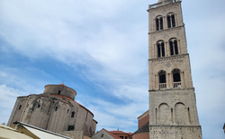 Zadar - Roman forum - Crkva sv. Donat a vež sv. Stosija