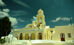 Kostel na konci Oia